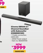 JBL Cinema SB560 3.1 Channel Soundbar With Subwoofer CON000125 850009310