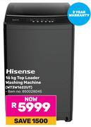Hisense 16Kg Top Loader Washing Machine WT3W1622UT (850028045)