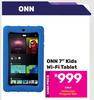 ONN 7" Kids WiFi Tablet