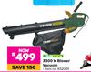 Trimtech 3300W Blower Vacuum 832009