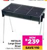 Metalix Large Steel Braai 149943