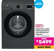 Defy 8Kg Front Loader Washing Machine With Steam Cure DAW396 850032042