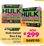 Nutritech Hulk Gainer Box-4kg Each