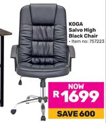 Koga Salvo High Black Chair