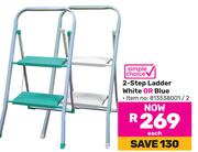 Simple Choice 2-Step Ladder (White Or Blue)-Each