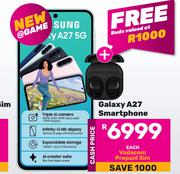 Samsung Galaxy A27 Smartphone Free Buds