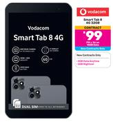 Vodacom Smart Tab 8 4G 32GB-On 10GB Data