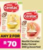 Nestle Cerelac Baby Cereal Assorted-For Any 2 x 200g