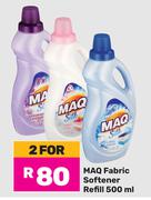 MAQ Fabric Softener Refill-For 2 x 500ml