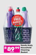 Handy Andy Household Cleaning Basket-Each