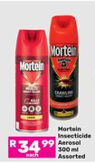 Mortein Insecticide Aerosol Assorted-300ml Each