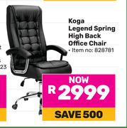 Koga Legend Spring High Back Office Chair 828781