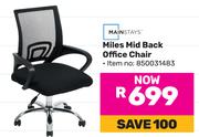 Mainstays Miles Mid Back Office Chair 850031483