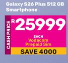 Samsung Galaxy S26 Plus 512GB Smartphone