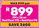 2 x Apple iPhone 15-On Red Flexi 170 + Red Flexi 90