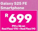 2 x Samsung Galaxy S25 FE Smartphone-Red Flexi 170 + Red Flexi 90