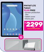 Onn PM116T LTE Tablet Plus Free Screen Protection Film, Tablet Cover, Stylus Pen