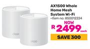 TP-Link AC1500 Whole Home Mesh System Wi-Fi 850012224-Each
