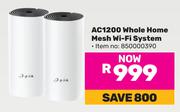 TP-Link AC1200 Whole Home Mesh WiFi System 850000390