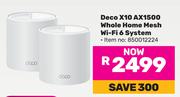 TP-Link Deco X10 AX1500 Whole Home Mesh WiFi 6 System 850012224