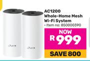 TP-Link AC1200 Whole Home Mesh WiFi System 850000390