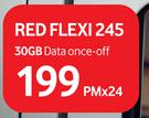 Vodacom Mobile Data Sim-On 3Red Flexi 245