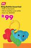 ABC Ring Rattle Assorted 824451