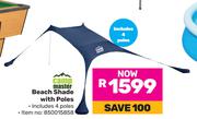 Camp Master Beach Shade With Poles 850015858