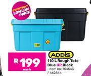 Addis 110Ltr Rough Tote (Blue Or Black) 754543/462844-Each