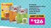 Freshpak Cappuccinos 8 x 20g Assorted Or Five Roses Tea Latter 10-Pack Assorted-For Any 2