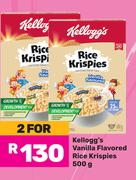 Kellogg's Vanilla Flavored Rice Krispies-For 2 x 500g