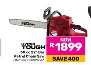 Hyper Tough 60cc 22" Bar Petrol Chai Saw