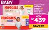 Huggies Gold Skin Soft Nappies Or Gold Pants Mega Box Assorted Sizes-Each
