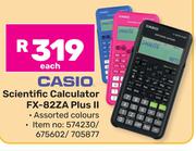 Casio Scientific Calculator FX-82ZA Plus II (574230/675602/705877)-Each