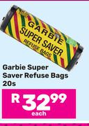 Garbie Super Saver Refuse Bags-20s Each