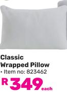 Classic Wrapped Pillow-Each