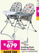Little One Feeding Chair Fruity Or Grey-Each