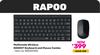 Rapoo Multimode Wireless 8000GT Keyboard And Mouse Combo 850031320