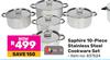 Tissolli Saphire 10 Piece Stainless Steel Cookware Set 837524