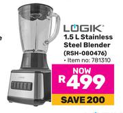Logik 1.5L Stainless Steel Blender RSH-080476 781310