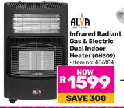 Alva Infrared Radiant Gas & Electric Dual Indoor Heater GH309 486184