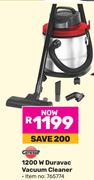 Genesis 1200W Duravac Vacuum Cleaner 765774