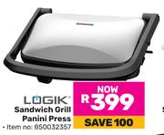 Logik Sandwich Grill Panini Press 850032357
