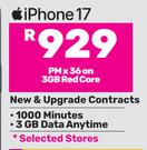 Apple iPhone 17-On 3GB Red Core