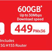 Home Internet 600GB Including Huawei 5G H155 Router