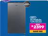 Defy 90Ltr Metallic Bar Fridge DBF90M 850002581