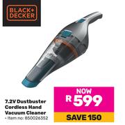 Black & Decker 7.2V Dust Buster Cordless Hand Vacuum Cleaner 850026352