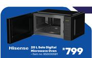 Hisense 20L Solo Digital Microwave Oven 850030581