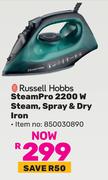 Russell Hobbs Steam Pro 2200W Steam, Spray & Dry Iron 850030890