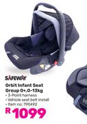 Safeway Orbit Infant Seat 0+, 0-13Kg 790492